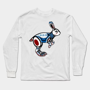 Haida Snowshoe hare Long Sleeve T-Shirt